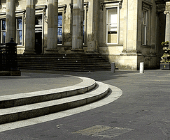 Caithness Flagstone paving, Royal Exchange Square, Glas