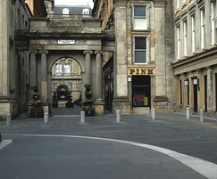 Caithness Flagstone paving, Royal Exchange Sq, Glasgow