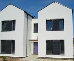 Thin joint blocks for passivehaus, Isle of Wight