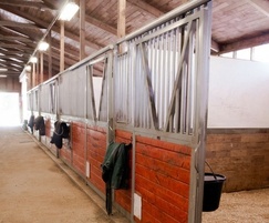 Series 70 sliding door gear in stables
