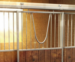 Face fixing steel sliding door for equestrian use