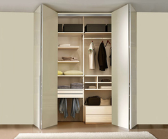 FurnFold bi-folding cupboard door system