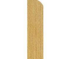 Oak skirting - pencil profile
