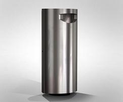 s11.3wa litter bin in 316 grade stainless steel