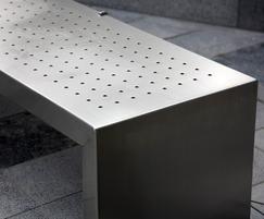 s06 stainless steel bench