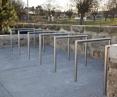 s49 cycle stands, People's Park, Dún Laoghaire