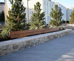Integrated seating, People's Park, Dún Laoghaire