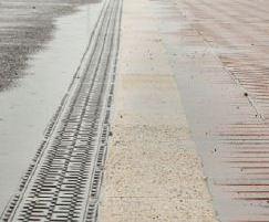 ACO RoadDrain efficiently drains water