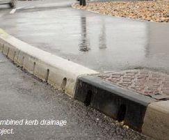 ACO KerbDrain provides combined kerb drainage