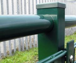 Sports Rail with Dulok SHS posts and easy clamp system