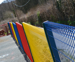 Rotop™ fencing is available in RAL colours
