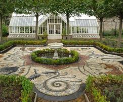 Garden mosaic, Bonnington House