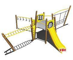 Vibe multi-activity play structure - drawing