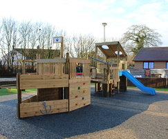 Hook Norton pirate ship themed play area