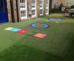 Transformed playground - Our Lady of Victories school