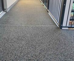 Resin bound surfacing - Baltic View Apartment balconies