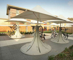 Each building has 6 Cyclepods giving 48 spaces