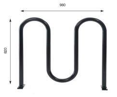 M-Hoop bike stand dimensions