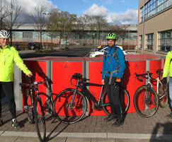 Velo-Safe cycle lockers for Glasgow business park