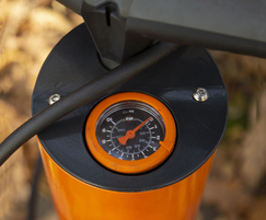 Bike Pump Station - pressure gauge detail