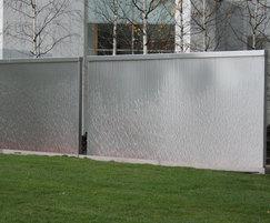 Stainless steel water feature