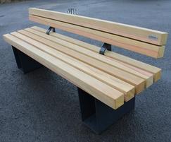 Bank concrete bench | Schellevis | ESI External Works