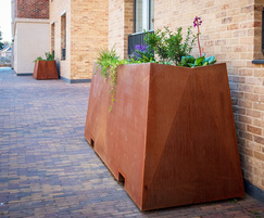 Planters are movable by forklift