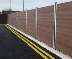 GovaWall® - recycled plastic fence system