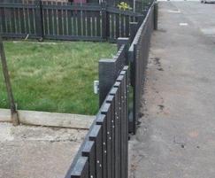 Picket fencing - recycled plastic