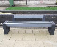 Canvas 180 ML recycled plastic bench