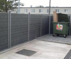 GovaWall® fence system around bin store
