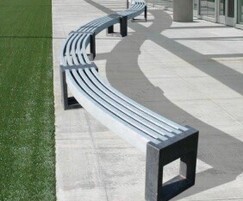 Recycled plastic outdoor seating is rot-proof