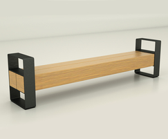 140 Beam Bench with arms