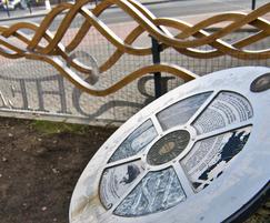 River Sheaf Wheel at Granville Square, Sheffield