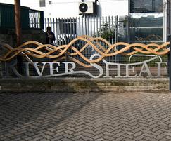River Sheaf Sculpture at Granville Square, Sheffield