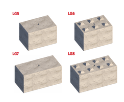 Legato™ interlocking concrete blocks
