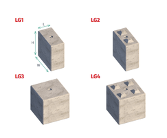Legato™ interlocking concrete blocks