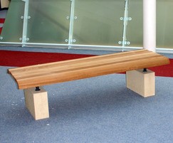 Langley Plinth Mounted Benches - LBN100
