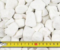 20-40mm Polar White Spanish marble pebbles