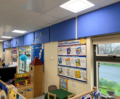 ABSorb acoustic wall panels in primary school classroom