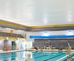 Fabric ducting for sports and leisure centre