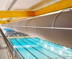Fabric ducting for Bath Sports and Leisure Centre