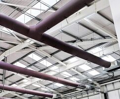 Fabric Ducting ventilation system for Clarity Pharma