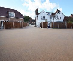 resin bound shared parking area
