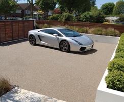 Smart resin bound surface for Lamborghini