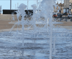 Plaza fountains, Redcar seafront, Cleveland