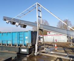 Screw conveyors are available as fixed or mobile units