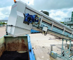 Coveya conveyors for sludge dewatering project