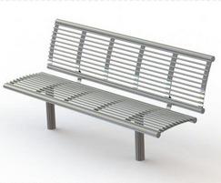 Cregg stainless steel external seat with arms | Rocklyn Engineering ...