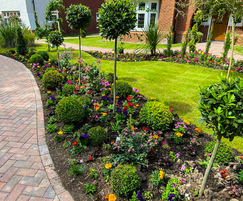 Housebuilder services include soft and hard landscaping